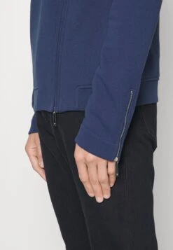 Emporio Armani Blouson Jacket - Zip-Up Sweatshirt - Blu Navy -Total Wear Store bdb85b12bcf14ed79606a9718264d9d4