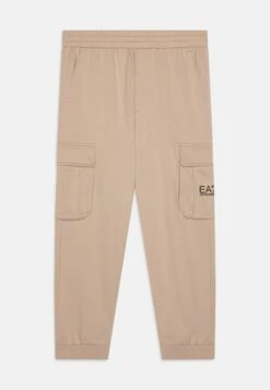 EA7 Emporio Armani UNISEX - Tracksuit Bottoms - Cobblestone