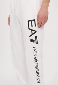 EA7 Emporio Armani TROUSER - Tracksuit Bottoms - White/black -Total Wear Store bdf6941eb32841ebb38e1e17da5d6c88