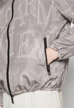 Emporio Armani Blouson Jacket - Summer Jacket - Ea Big Grigio -Total Wear Store be901b0b1af74a46bfc6be9bc1d2ed04