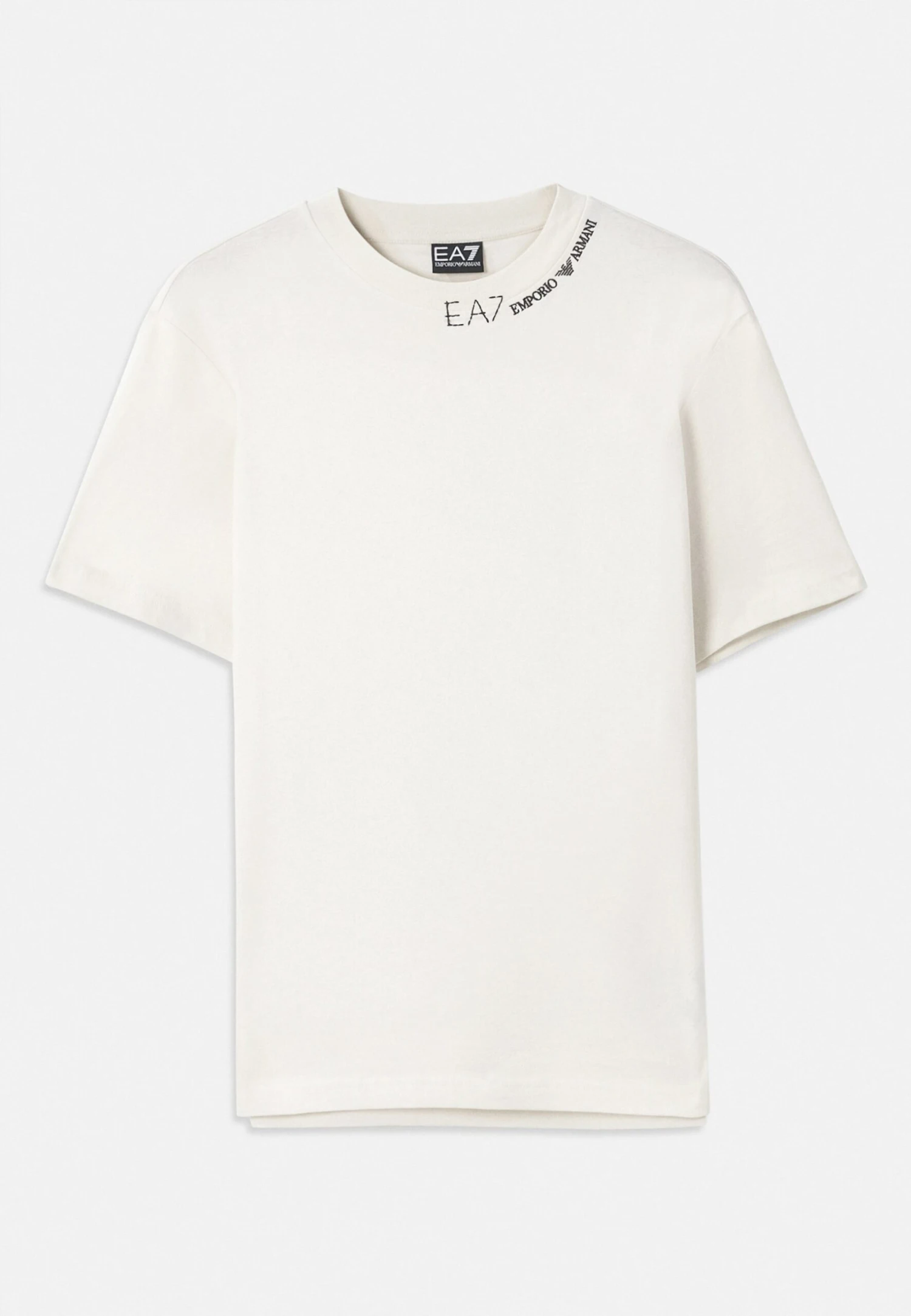 EA7 Emporio Armani TRAIN LOGO SERIES TEE UNISEX - Basic T-shirt - Vanilla Ice 7 EA7 Emporio Armani TRAIN LOGO SERIES TEE UNISEX - Basic T-shirt - Vanilla Ice - Image 5