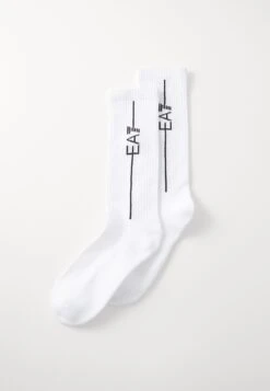 EA7 Emporio Armani TRAIN SOCKS UNISEX 2 PACK - Socks - Bianco