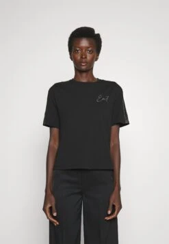 EA7 Emporio Armani Print T-Shirt - Black