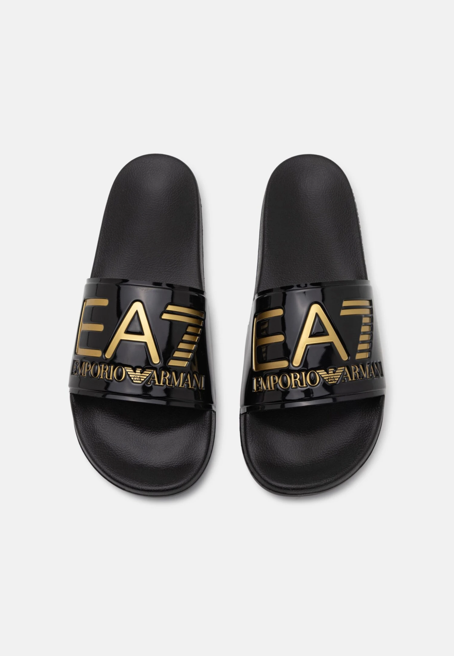 EA7 Emporio Armani UNISEX - Pool Slides - Black/gold 6 EA7 Emporio Armani UNISEX - Pool Slides - Black/gold - Image 4