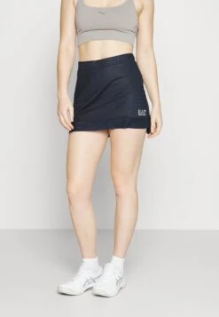 EA7 Emporio Armani Tennis Pro Freestyle Skirt - Sports Skirt - Fancy Navy Blue