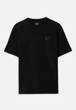 EA7 Emporio Armani NATURAL VENTUS TEE - Basic T-shirt - Blue Surf 19 EA7 Emporio Armani NATURAL VENTUS TEE - Basic T-shirt - Blue Surf -Total Wear Store c06389f7e163424687f985868623001a
