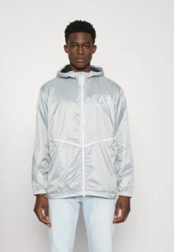 EA7 Emporio Armani Jacket - Summer Jacket - Light Grey