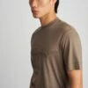 Emporio Armani Print T-shirt - Walnut -Total Wear Store c0ad65aba10544cda055375b8383d7c1
