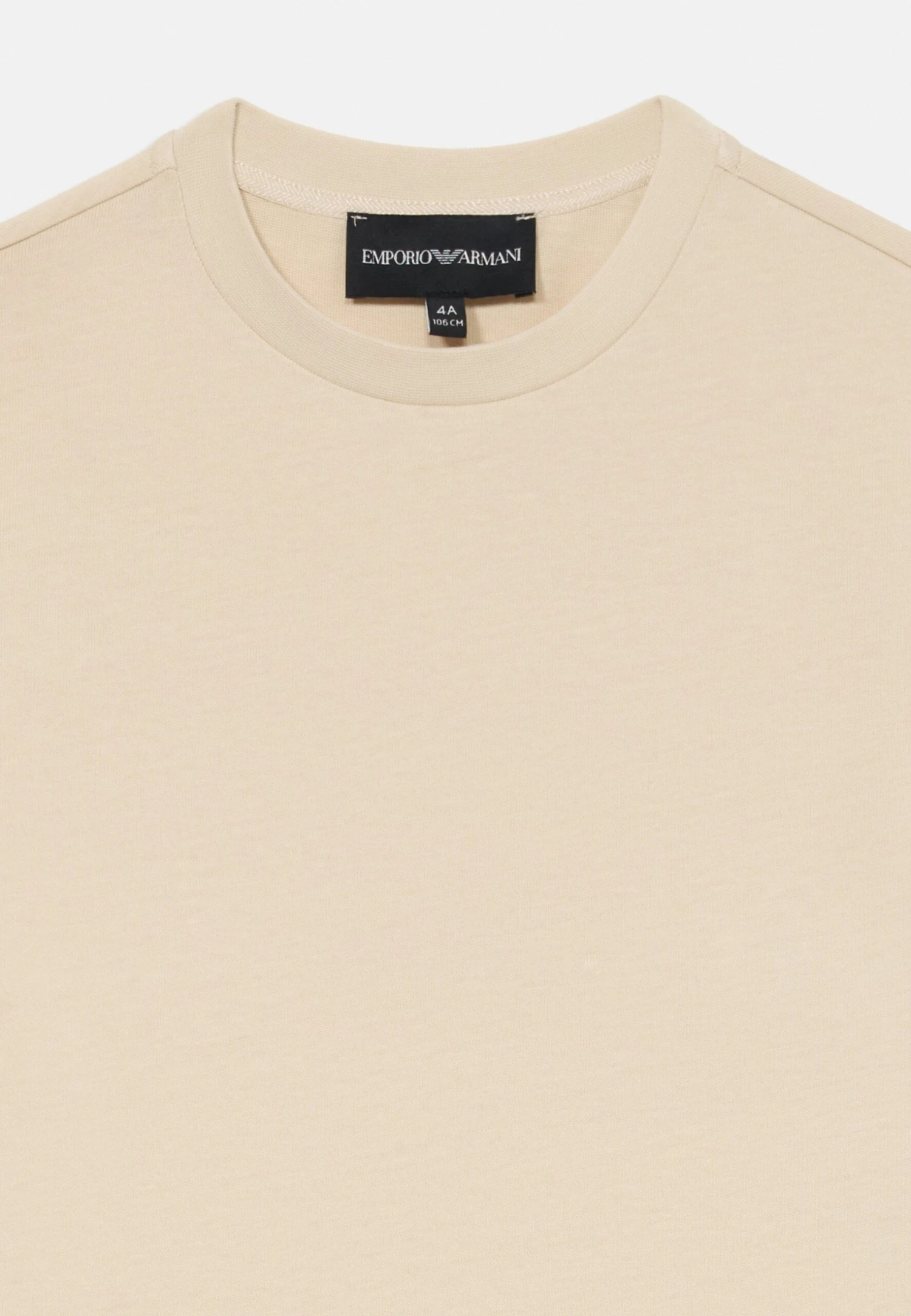 Emporio Armani UNISEX - Basic T-shirt - French Oak 5 Emporio Armani UNISEX - Basic T-shirt - French Oak - Image 3