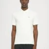 EA7 Emporio Armani TRAIN VISIBILITY POLO - Polo Shirt - Cream/black -Total Wear Store c13fdbb8e5814f2a9262b1f32ac30207