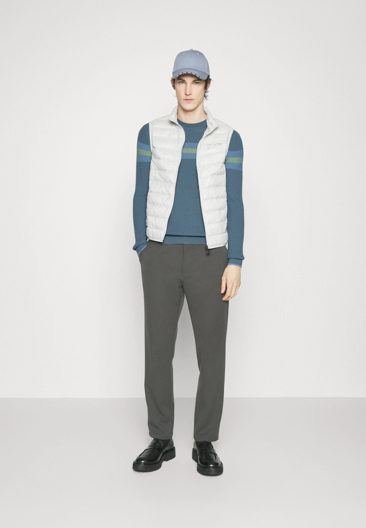 Emporio Armani Jumper - Blu Fiordo 4 Emporio Armani Jumper - Blu Fiordo - Image 2