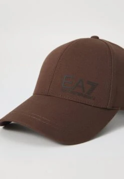 EA7 Emporio Armani TRAIN CORE ID LOGO UNISEX - Cap - Chocolate Brown/black -Total Wear Store c25686fe02a349bc99a7fc41e8a30c12