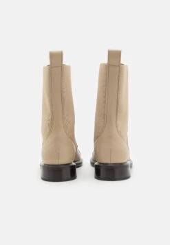 Emporio Armani Capsule Icon - Lace-Up Boots - Beige -Total Wear Store c2a617d1e674451d996d55e59c811fa8