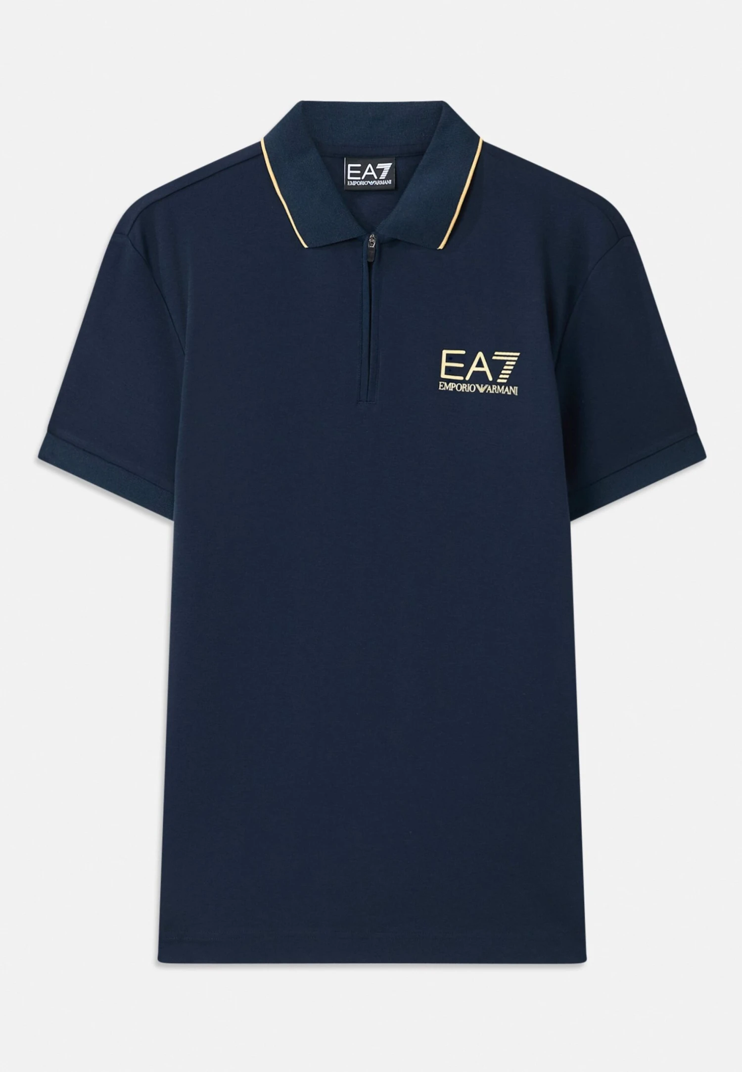 EA7 Emporio Armani TRAIN LABEL - Polo Shirt - Black 11 EA7 Emporio Armani TRAIN LABEL - Polo Shirt - Black - Image 9