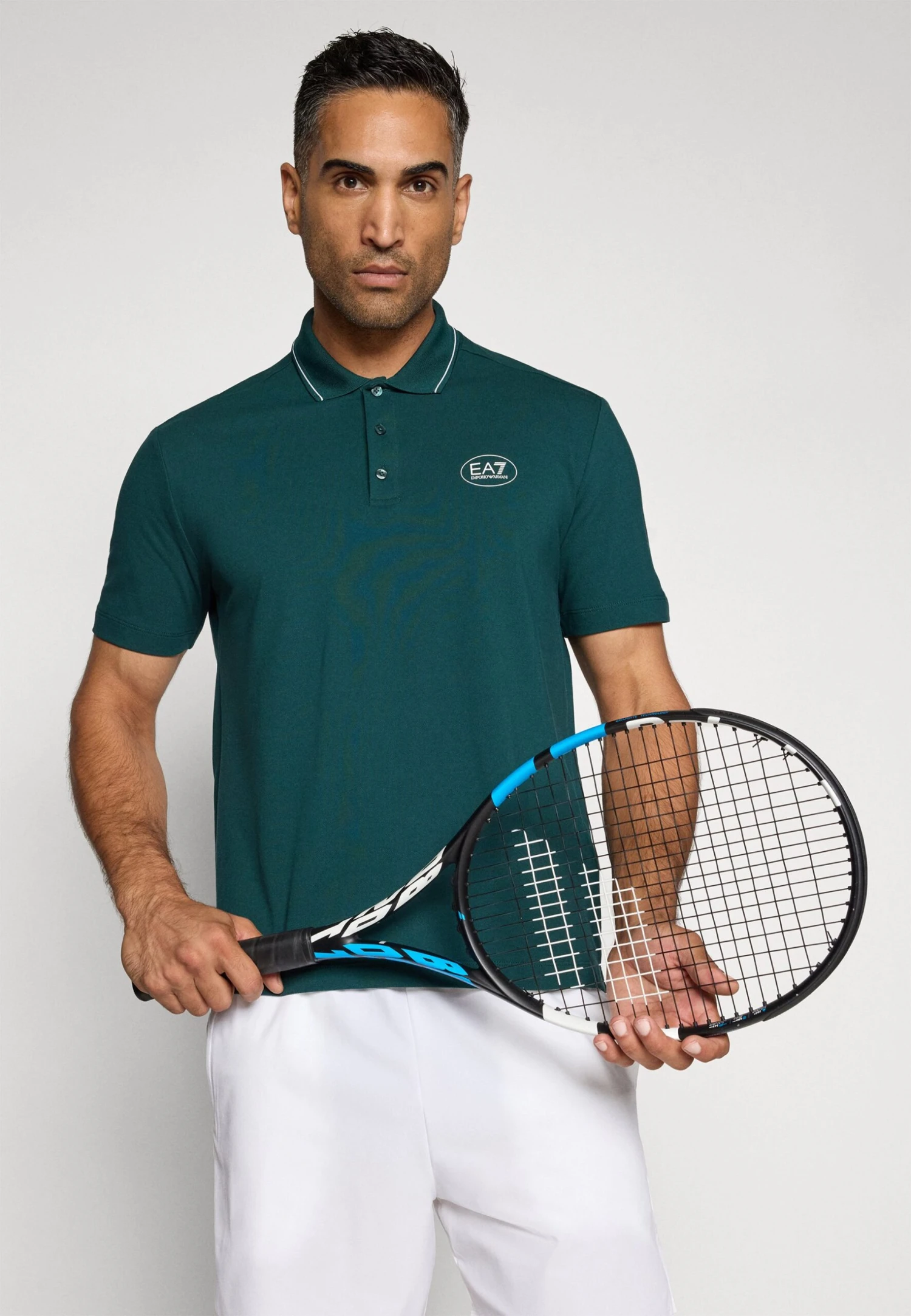 EA7 Emporio Armani TENNIS CLUB - Polo Shirt - Ponderosa Pine 6 EA7 Emporio Armani TENNIS CLUB - Polo Shirt - Ponderosa Pine - Image 4