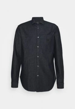 Emporio Armani Shirt - Blu Navy -Total Wear Store c4234ba4552544559657185693dc2d0c