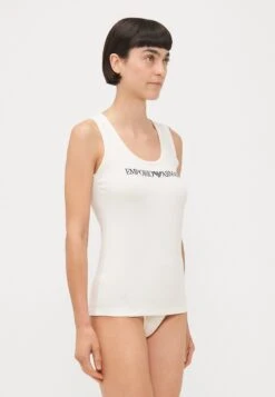 Emporio Armani PARTE ALTA - Pyjama Top - White -Total Wear Store c4efa86957f3485c947468082e75cdf7