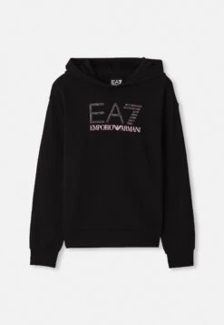 EA7 Emporio Armani Sweatshirt - Black/dusky Orchid -Total Wear Store c53836ea9e14404892a651dd66ede03f