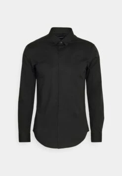 Emporio Armani Manica Lunga - Formal Shirt - Nero -Total Wear Store c5484576206d4600bc21e3187b1222d7