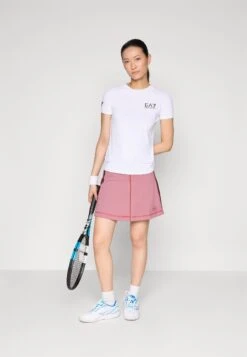 EA7 Emporio Armani TENNIS PRO FREESTYLE SKIRT - Sports Skirt - Dusky Orchid/bordeaux -Total Wear Store c5de257e046f4536a2dceae8eacfd096