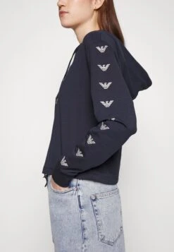 EA7 Emporio Armani Sweatshirt - Navy/Silver -Total Wear Store c6340bdea5214ca7b825e41a16230f2b