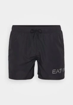 EA7 Emporio Armani BEACHWEAR - Swimming Shorts - White/silver -Total Wear Store c6363fc7c0274863b951a4fe6b5b3c74