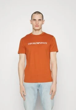 Emporio Armani Print T-Shirt - Red