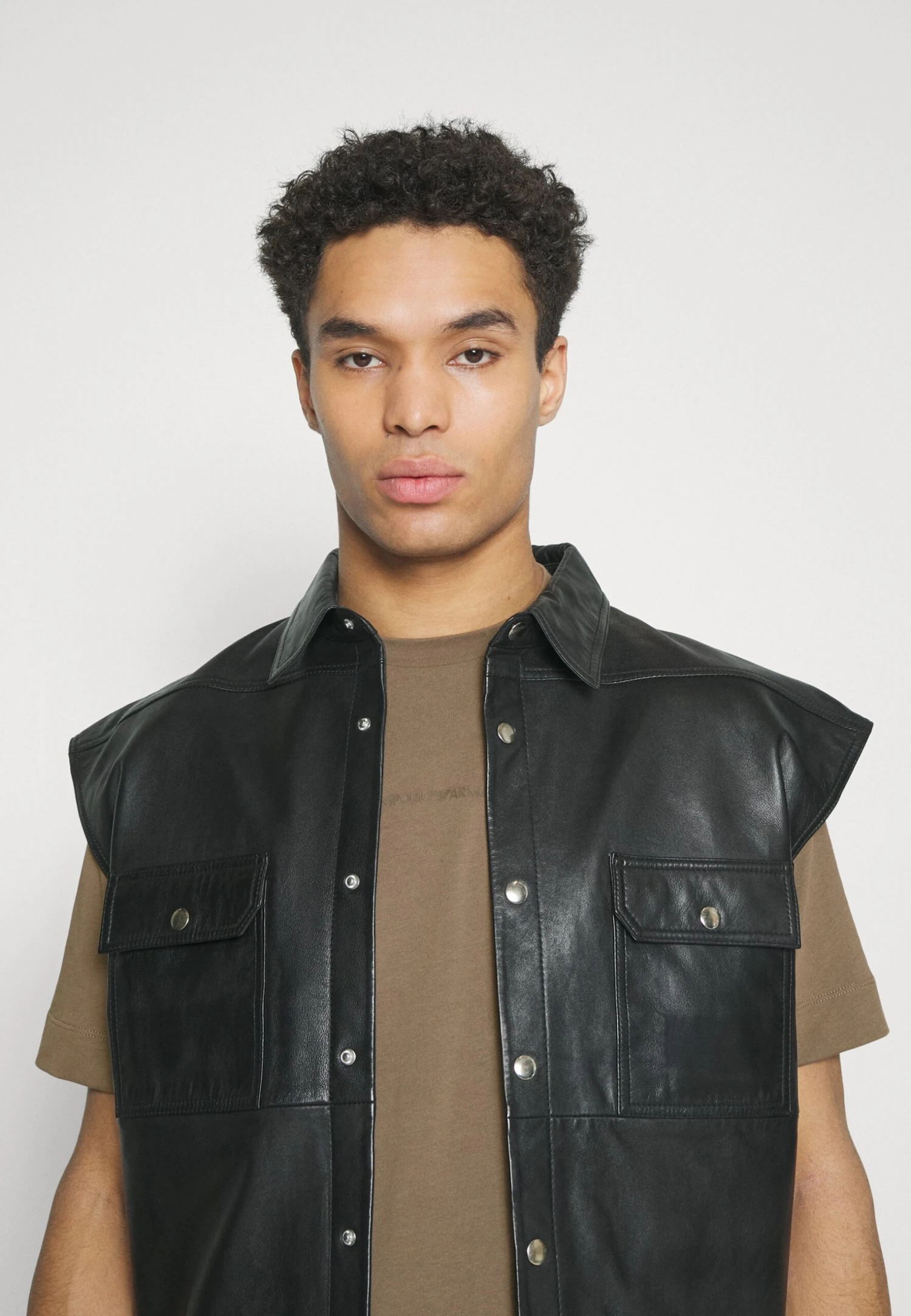 Emporio Armani Print T-Shirt - Fango 6 Emporio Armani Print T-Shirt - Fango - Image 4