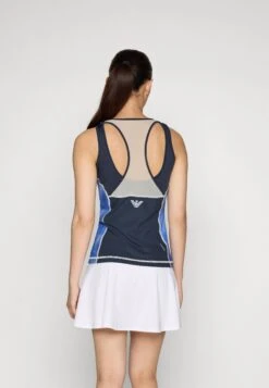 EA7 Emporio Armani TENNIS PRO FREESTYLE TANK - Top - Blue -Total Wear Store c7977fd4b7904d76b34c0aaa9fc657d6