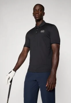 EA7 Emporio Armani GOLF PRO - Polo Shirt - Black -Total Wear Store c858f0684a8c45e0bbbe45c5843a9b62