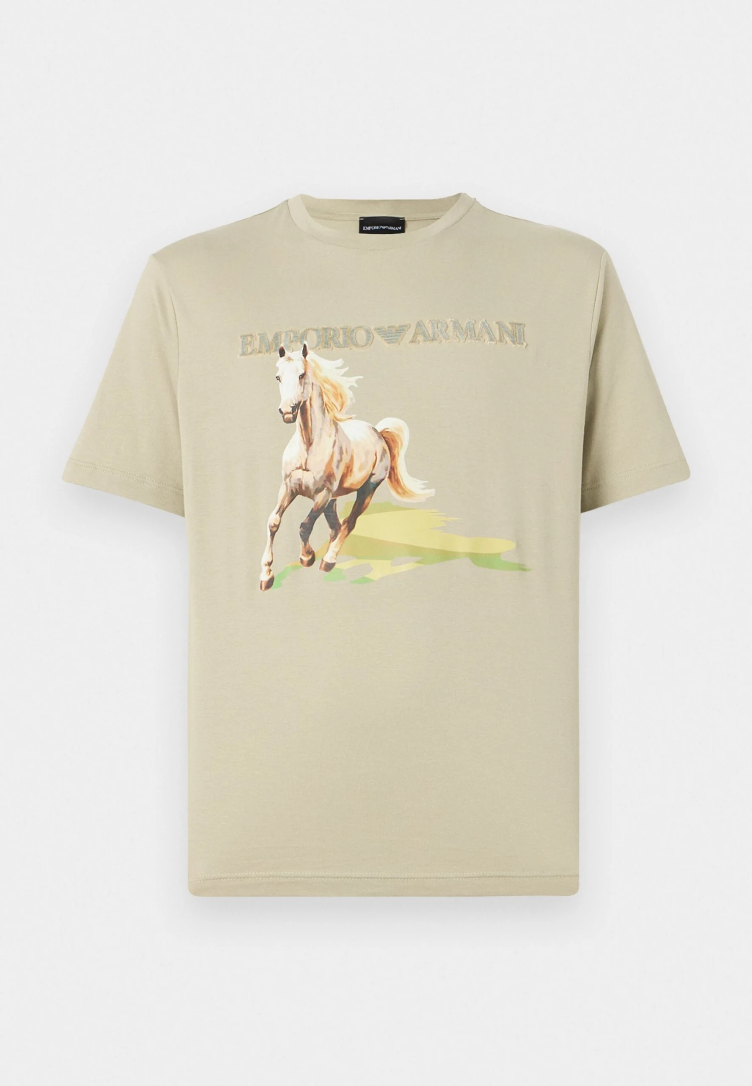 Emporio Armani Print T-shirt - Light Green 8 Emporio Armani Print T-shirt - Light Green - Image 6