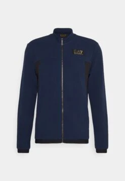 EA7 Emporio Armani Zip-Up Sweatshirt - Dark Blue -Total Wear Store c915cf77f1a14dcf8133cc762c1573d4