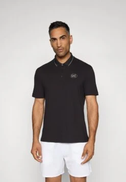EA7 Emporio Armani TENNIS CLUB - Polo Shirt - Black