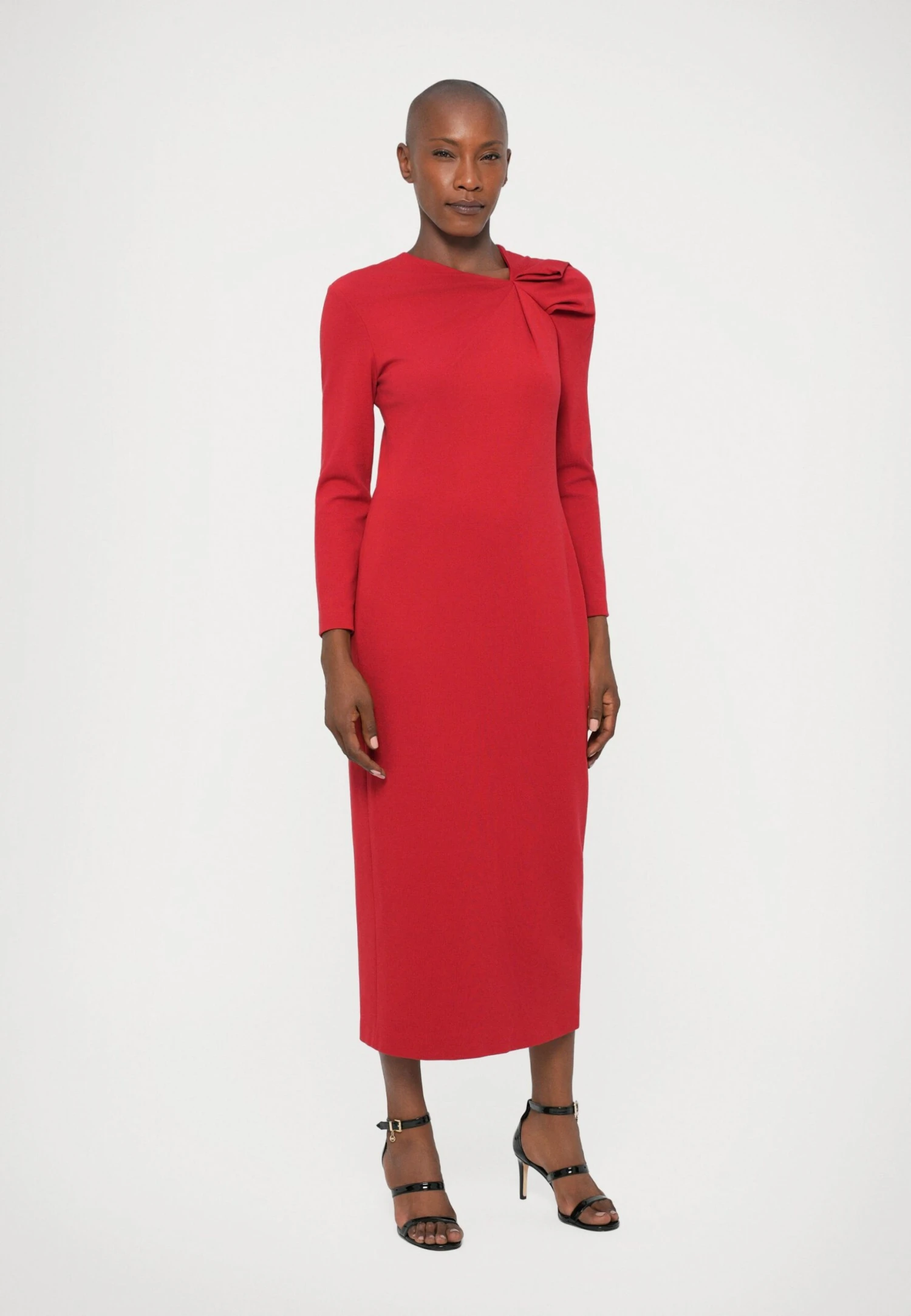 Emporio Armani DRESS - Jersey Dress - Diamond Red 4 Emporio Armani DRESS - Jersey Dress - Diamond Red - Image 2