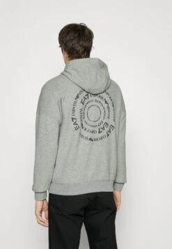 EA7 Emporio Armani Zip-Up Sweatshirt - Grey -Total Wear Store caedc4bde8794fa89db76026e17ff9ef