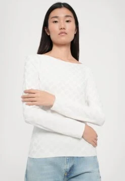 Emporio Armani JUMPER - Jumper - Warm White -Total Wear Store cb0cf4364d5f41f1be19b3a9a8a66b92