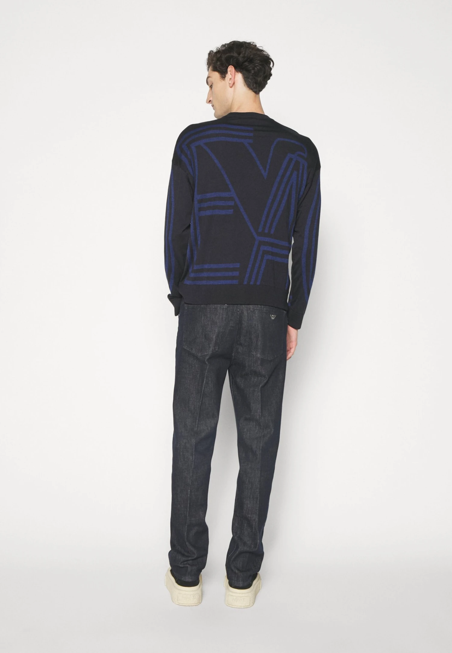 Emporio Armani Pockets Pant - Straight Leg Jeans - Blue Denim 6 Emporio Armani Pockets Pant - Straight Leg Jeans - Blue Denim - Image 4