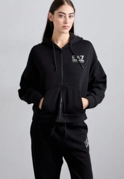 EA7 Emporio Armani Tracksuit - Black/silver -Total Wear Store cb2658923310438a926dd947f56d1ca1