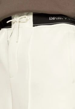 Emporio Armani Bermuda - Tracksuit Bottoms - Bianco Caldo -Total Wear Store cb3bd6683e2f467ca45ba45505799c3e