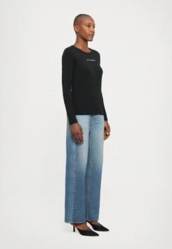 EA7 Emporio Armani Long Sleeved Top - Asphalt -Total Wear Store cb604b6f0946488ca0a8ff67d7f3a73c