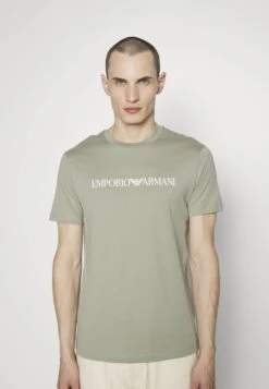 Emporio Armani Print T-Shirt - Salvia Logo -Total Wear Store cbcd84ce7c67468b828dd051218e7dbf