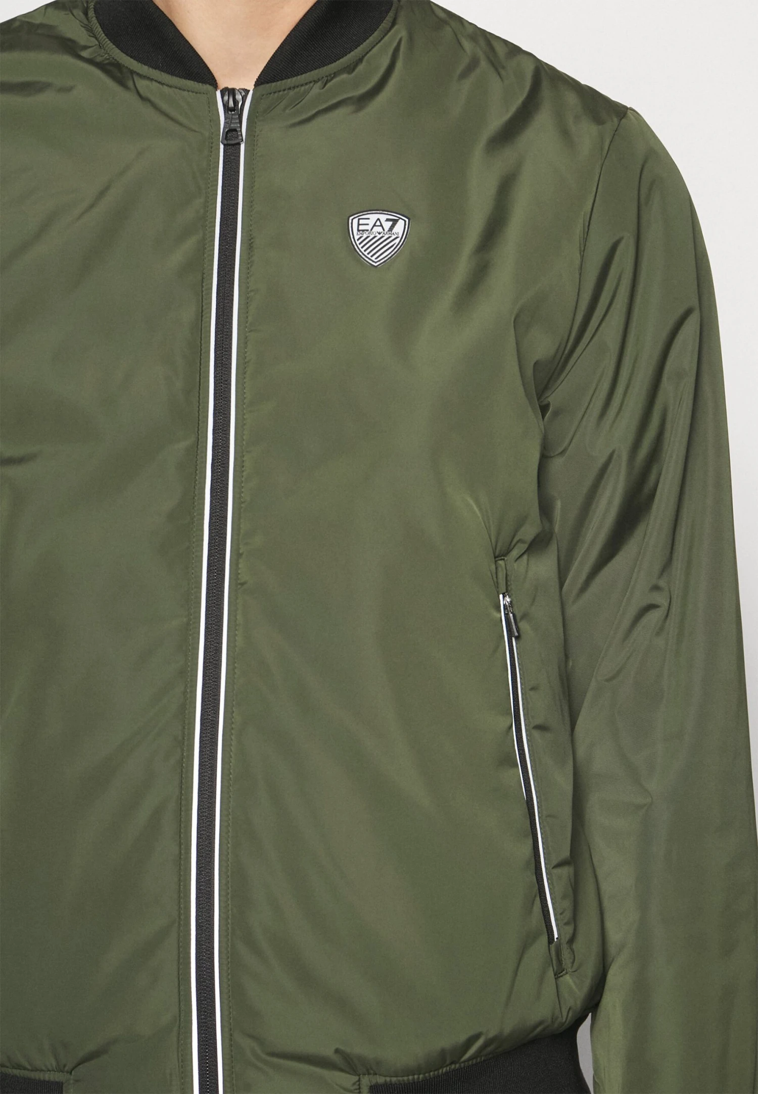 EA7 Emporio Armani Jacket - Bomber Jacket - Verde Scuro 7 EA7 Emporio Armani Jacket - Bomber Jacket - Verde Scuro - Image 5