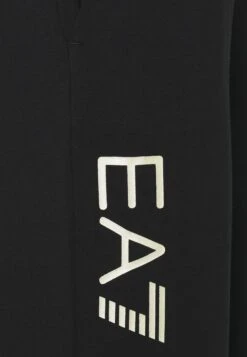 EA7 Emporio Armani Trouser - Tracksuit Bottoms - Black/Light Gold -Total Wear Store cc1a0c3059b748a58c54ad6c2e16dfea