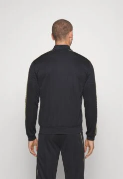 EA7 Emporio Armani Train Core Jacket - Zip-Up Sweatshirt - Black/Gold -Total Wear Store cc22696fcc4b4b459b4474d682f9d509