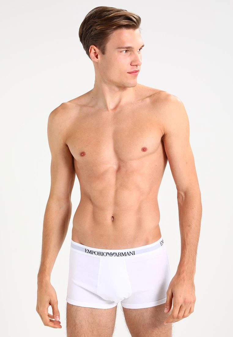 Emporio Armani Trunk 3 Pack - Pants - White/Red/Black 3 Emporio Armani Trunk 3 Pack - Pants - White/Red/Black