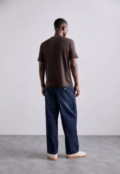 Emporio Armani 5 POCKETS PANT - Straight Leg Jeans - Blue Denim -Total Wear Store cccf917cd37f495d89da575b3dd4962e