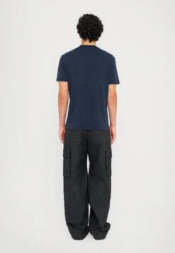 EA7 Emporio Armani TRAIN TEE BIG LOGO - Print T-shirt - Blue -Total Wear Store ccdfa5e943384e67a9939d71001ce120