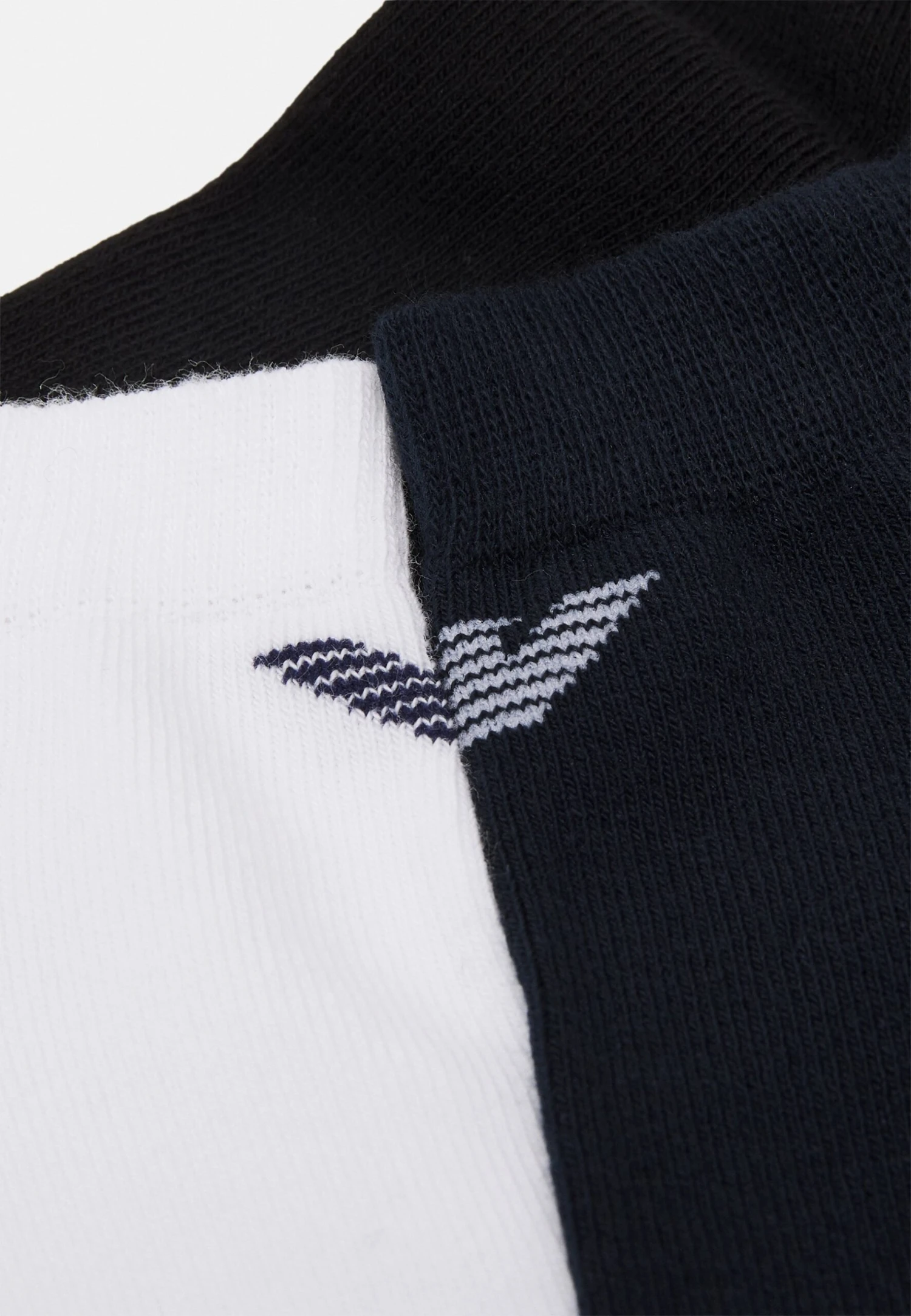 Emporio Armani 3 Pack- Socks - White/Black/Marine 4 Emporio Armani 3 Pack- Socks - White/Black/Marine - Image 2