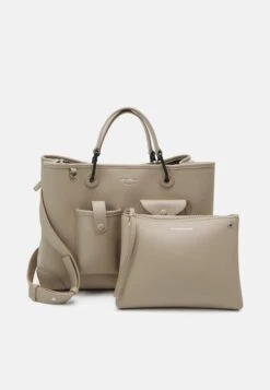 Emporio Armani Shopping Cervo Sfoderato - Handbag - Tortora/Dattero -Total Wear Store cd9d326fa6c147ed80257884f54c41ec