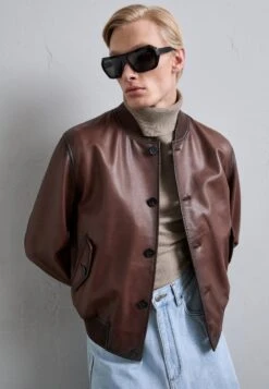 Emporio Armani BLOUSON JACKET - Bomber Jacket - Brown -Total Wear Store cdabd57b44e940ed8a5c1e9072995210